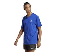 adidas Essentials Single Jersey Logo T Shirt Mens 2XL Blue SL