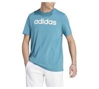 adidas mens Essentials Single Jersey Linear Embroidered Logo T-shirt, Arctic Fusion, XL