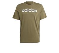 adidas Men's Essentials Single Jersey Linear Embroidered Logo Tee Short Sleeve T-Shirt (Pack of 1)