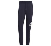 adidas Men's Essentials Single Jersey Tapered Elasticized Cuff Logo Pants, Legend Ink, S