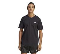 Adidas - Essentials Single Jersey Embroidered Black - T-Shirt - black - S - 100% Cotton,Jersey S