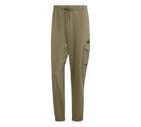 adidas Men's Essentials Small Logo CARGP Pant, Olive Strata/Black, XL