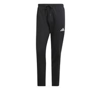 adidas Men's Essentials Small Logo Single Jersey Pant, Black/White, L