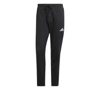 adidas Men's Essentials Small Logo Single Jersey Pants, Black/White, M