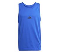 adidas Men's Essentials Small Logo Single Jersey Tank TOP, Team Royal Blue/Black, L