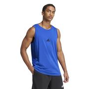 adidas Men's Essentials Small Logo Single Jersey Tank TOP, Team Royal Blue/Black, XL