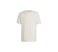 adidas Men's Essentials Small Logo Single Jersey TEE, Wonder Alumina/White, M