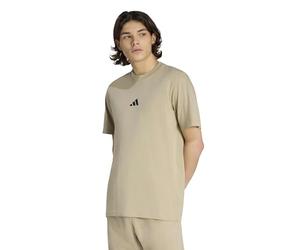 adidas Men's Essentials Small Logo Single Jersey TEE, Wonder Cargo/Black, XXL