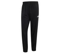 adidas Men's Essentials Small Logo Stanford Lite Woven Tapered Cuffed Pants, Black/White, L