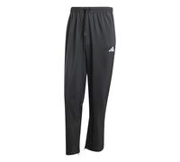 adidas Men's Essentials Small Logo Stanford Pant Open Hem, Black/White, S