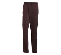 adidas Men's Essentials Three Stripes Fleece Pant Open Hem, Shadow Brown/Black, S