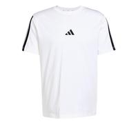 adidas Men's Essentials Three Stripes Single Jersey TEE, White/Black, XL