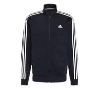 adidas Men's Essentials Warm-up 3-Stripes Track Top Jacket, Legend Ink/White, XL