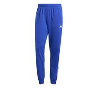 adidas Men's Essentials Warm-up Tapered 3-Stripes Track Pants, Semi Lucid Blue/White, M