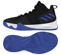 adidas Men's Explosive Flash Basketball Shoes, Black (Utiblk/Cblack/Hirblu), 9.5 UK