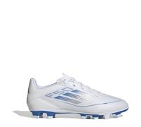 adidas Mens F50 Club Firm Ground Football Boots White/Silver 10 UK
