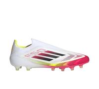 adidas Mens F50 Elite Laceless Artificial Grass Soccer Cleats - White, White, 6.5