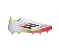 adidas Mens F50 Elite Laceless Firm Ground Soccer Cleats - White, White, 11.5