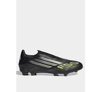 adidas Mens F50 League Laceless Firm Ground Football Boot - Black, Black, Size 7, Men Black