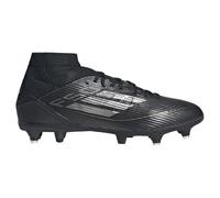 adidas Mens F50 League Mid Cut Soft Ground Football Boots Black/Silver 12 (47.3)