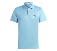 adidas Mens Fab Polo Shirt S Aqua Blue/Black