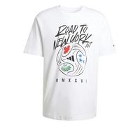 adidas Men's FIFA WC Road to NY NJ Graphic T-Shirt, White, L