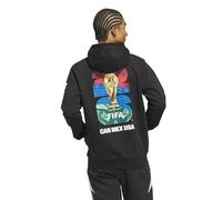 adidas mens Fifa World Cup 26™ Match Ball Graphic Hoodie, Black, L