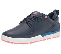 adidas Men's FLOPSHOT Spikeless Golf Shoes, Crew Navy/Blue Rush/Turbo, 9