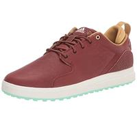 adidas Men's FLOPSHOT Spikeless Golf Shoes, Tan Brown/Golden Beige/Pulse Mint, 9.5