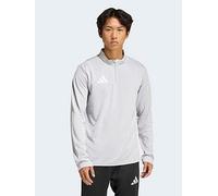 adidas Mens Football Entrada 26 1/4 Zip Training Top, Tmlggr/White, Size M, Men Tmlggr/White