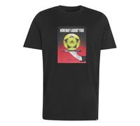 adidas Men's Football Slogan Graphic Shirt, Black, L