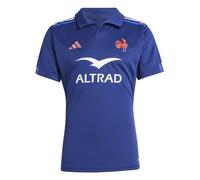 Adidas Mens France Rugby Home Sports Training Fitness Gym Performance Shirt 2024