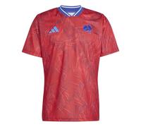 adidas Men's France Rugby Prematch Shirt, Collegiate red, M