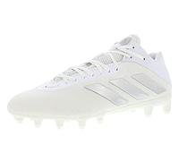 adidas Men's Freak Carbon Mid Football Shoe, White/Silver-white, 16