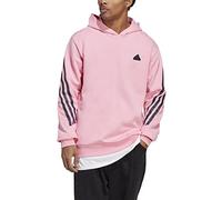 adidas Men's Future Icon 3-Stripes Hoodie, Bliss Pink, XL
