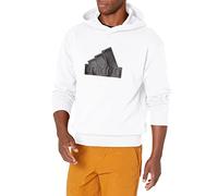 adidas Men's Future Icon Badge of Sport Hoodie, White, L