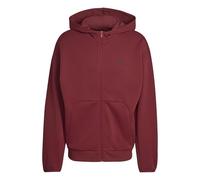 adidas Men's FUTURE ICONS SMALL LOGO FULL-ZIP HOODIE, active maroon, L
