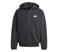adidas Men's FUTURE ICONS SMALL LOGO FULL-ZIP HOODIE, black, M