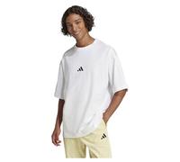 adidas Men's Future Icons Small Logo TEE, White, S Tall
