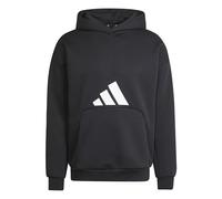 adidas Men's FUTURE ICONS THREE BAR HOODIE, black, M