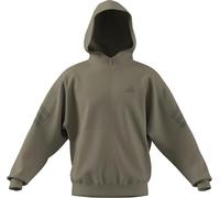 adidas Men's FUTURE ICONS THREE STRIPES FULL-ZIP HOODIE, Wonder Cargo, S