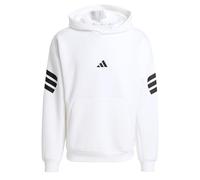 adidas Men's FUTURE ICONS THREE STRIPES HOODIE, white, M