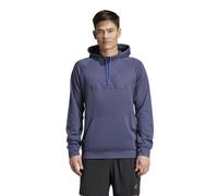 adidas Men's Game and Go Training Big Logo Hoodie Sweatshirt, Shadow Navy, XL
