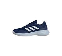adidas Men's Gamecourt 2.0 Tennis Shoes, Dark Blue/Cloud White/Halo Blue, 4.5 UK