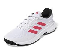 adidas Men's Gamecourt 2.0 Tennis Shoes, FTWR White/Lucid red/core Black, 6 UK