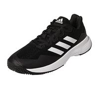 adidas Men's GameCourt 2 Tennis Shoe, Core Black/White/Core Black, 12