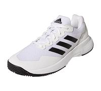 adidas Men's GameCourt 2 Tennis Shoe, White/Core Black/White, 7