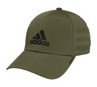 adidas Men's Gameday 3 Structured Stretch Fit Cap Focus Olive Green/B