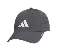 adidas Men's Gameday Stretch, Fitted Baseball, Flexible Athletic Sports Cap, Grey Six/White/4.0, S-M
