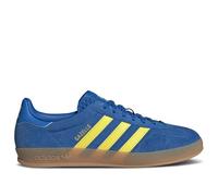 adidas Men's Gazelle Indoor Sneaker, Blue/Pure Sulfur/Gum, 10 UK